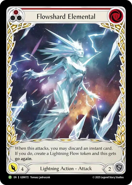 Image for Flowshard Elemental (Red) (GEM172) [Gem Pack 5] - Flesh and Blood TCG