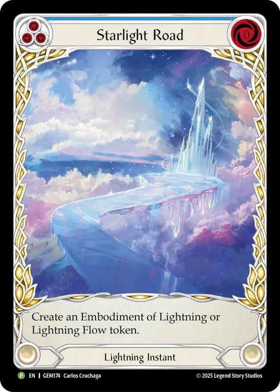 Image for Starlight Road (Blue) (GEM174) [Gem Pack 5] - Flesh and Blood TCG