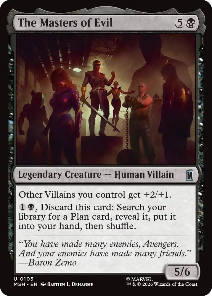 Image for The Masters of Evil (105) [Marvel Super Heroes] (MSH) - Magic: The Gathering