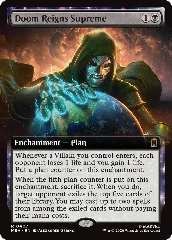 Image for Doom Reigns Supreme (Extended Art) (407) [Marvel Super Heroes] (MSH) - Magic: The Gathering