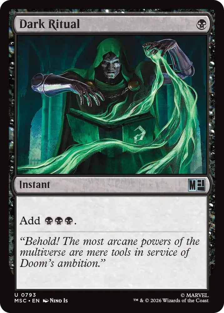 Image for Dark Ritual (793) [Commander: Marvel Super Heroes] (MSC) - Magic: The Gathering