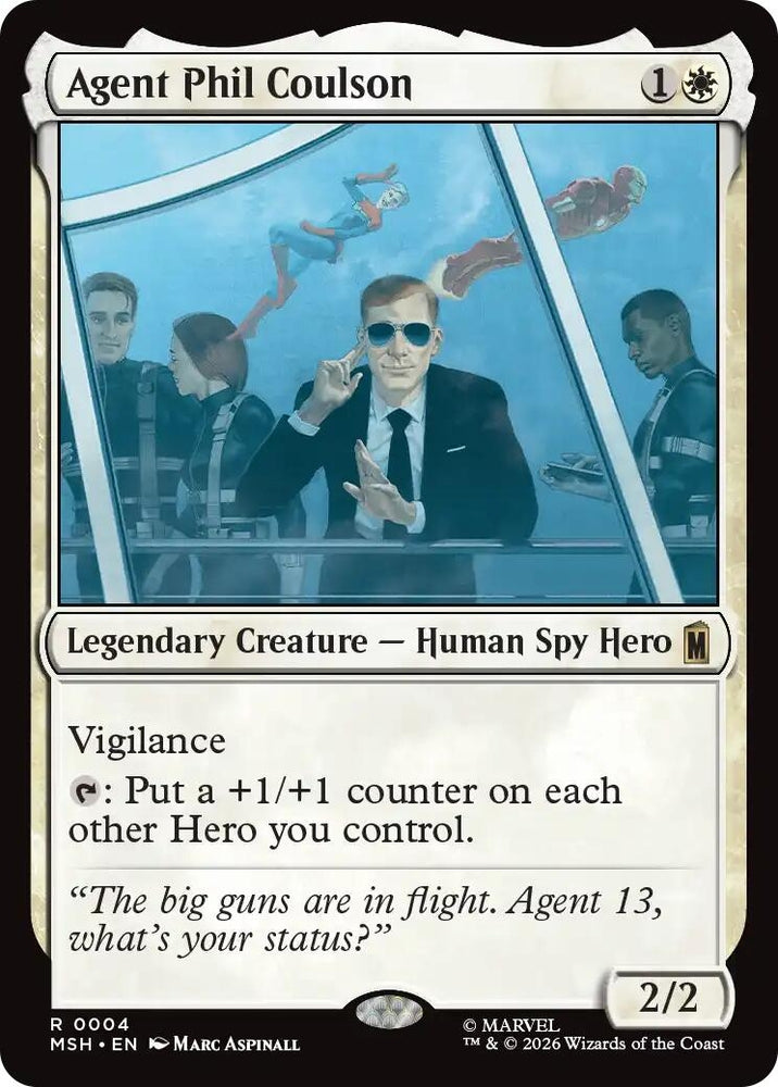 Image for Agent Phil Coulson (4) [Marvel Super Heroes] (MSH) - Magic: The Gathering