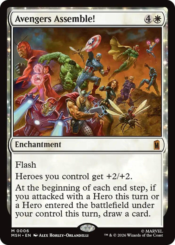 Image for Avengers Assemble! (6) [Marvel Super Heroes] (MSH) - Magic: The Gathering