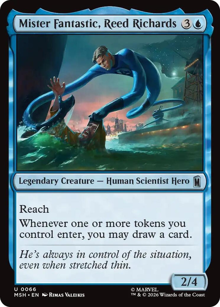 Image for Mister Fantastic, Reed Richards (66) [Marvel Super Heroes] (MSH) - Magic: The Gathering