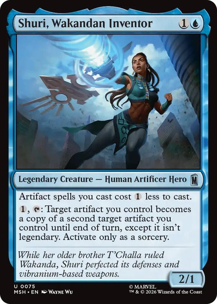 Image for Shuri, Wakandan Inventor (75) [Marvel Super Heroes] (MSH) - Magic: The Gathering