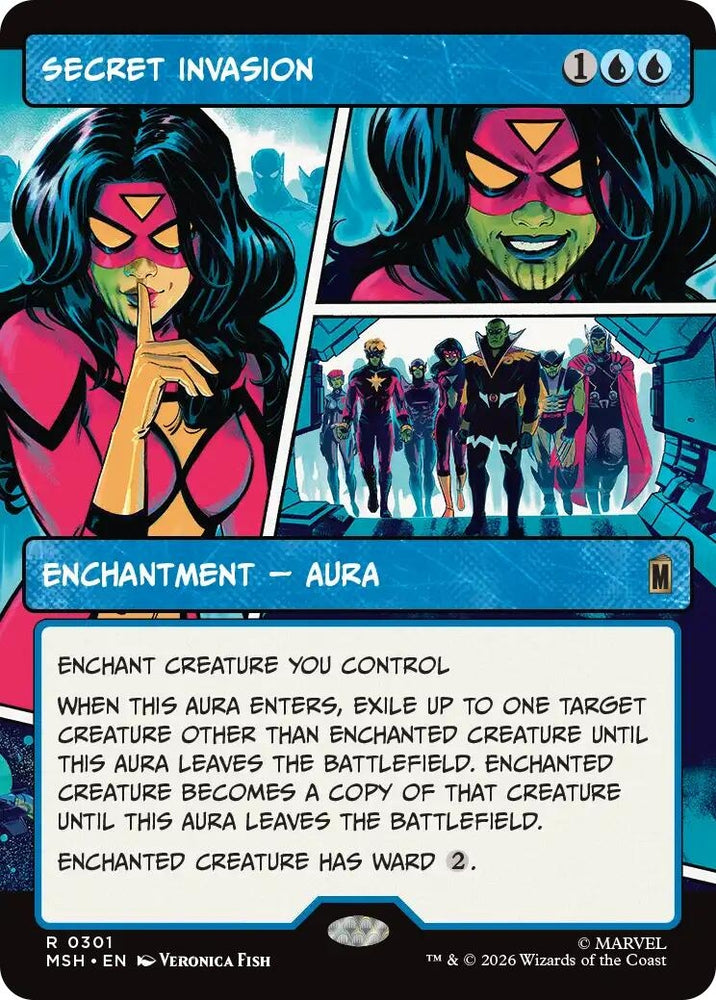 Image for Secret Invasion (Borderless) (301) [Marvel Super Heroes] (MSH) - Magic: The Gathering