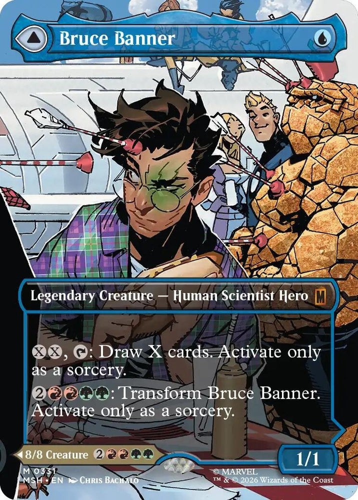 Image for Bruce Banner (Borderless) (0331) (331) [Marvel Super Heroes] (MSH) - Magic: The Gathering