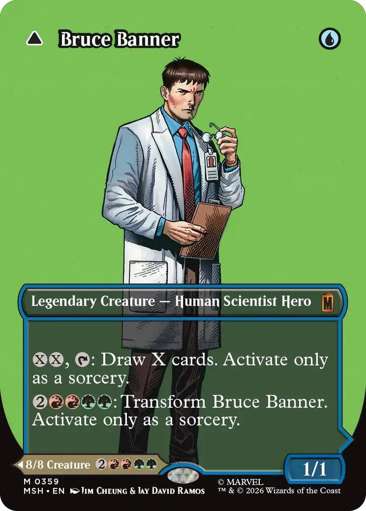Image for Bruce Banner (Borderless) (0359) (359) [Marvel Super Heroes] (MSH) - Magic: The Gathering