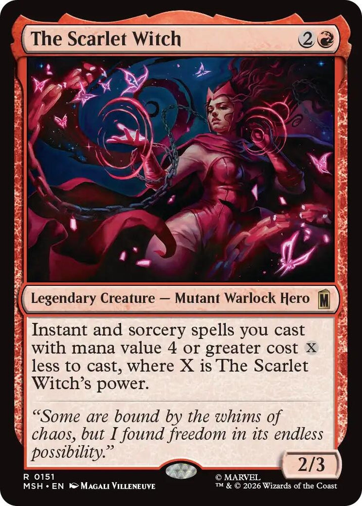 Image for The Scarlet Witch (151) [Marvel Super Heroes] (MSH) - Magic: The Gathering