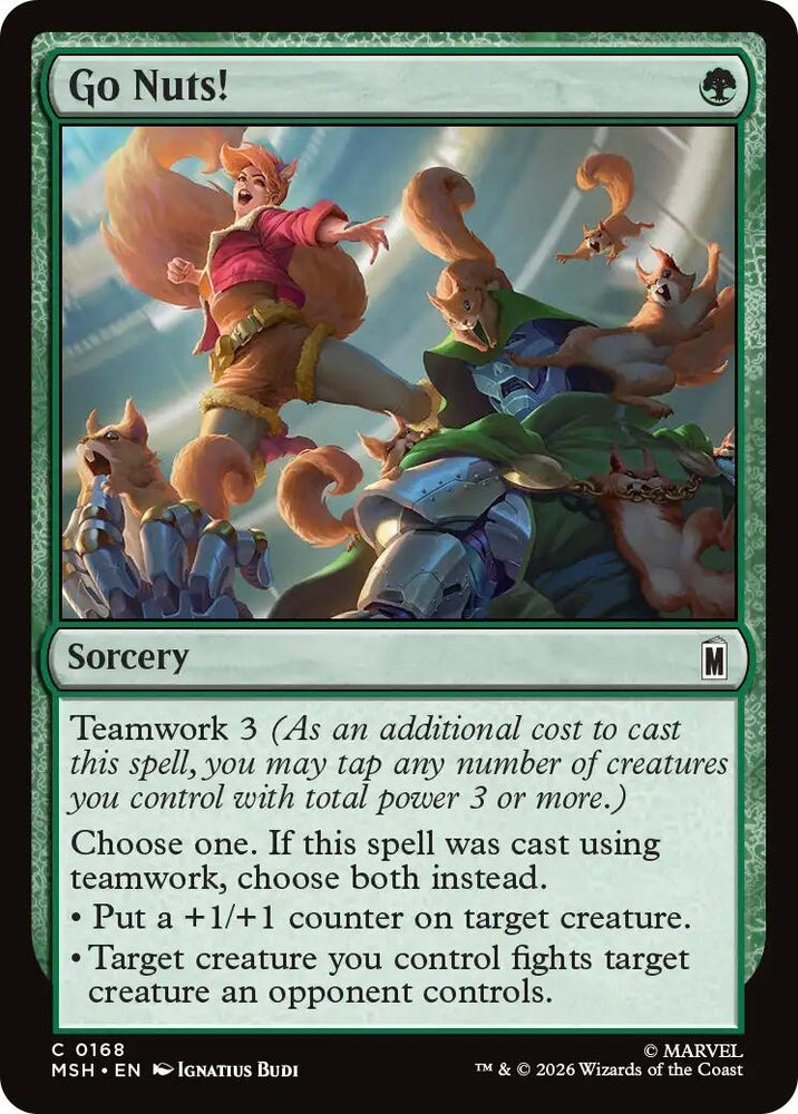 Image for Go Nuts! (168) [Marvel Super Heroes] (MSH) - Magic: The Gathering