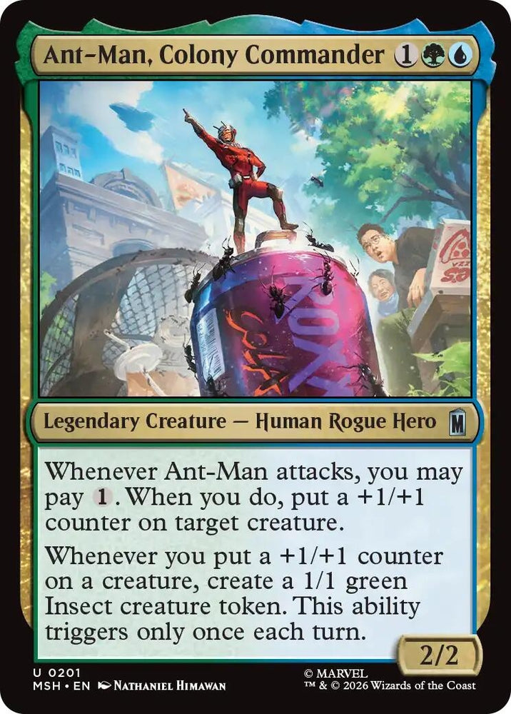 Image for Ant-Man, Colony Commander (201) [Marvel Super Heroes] (MSH) - Magic: The Gathering