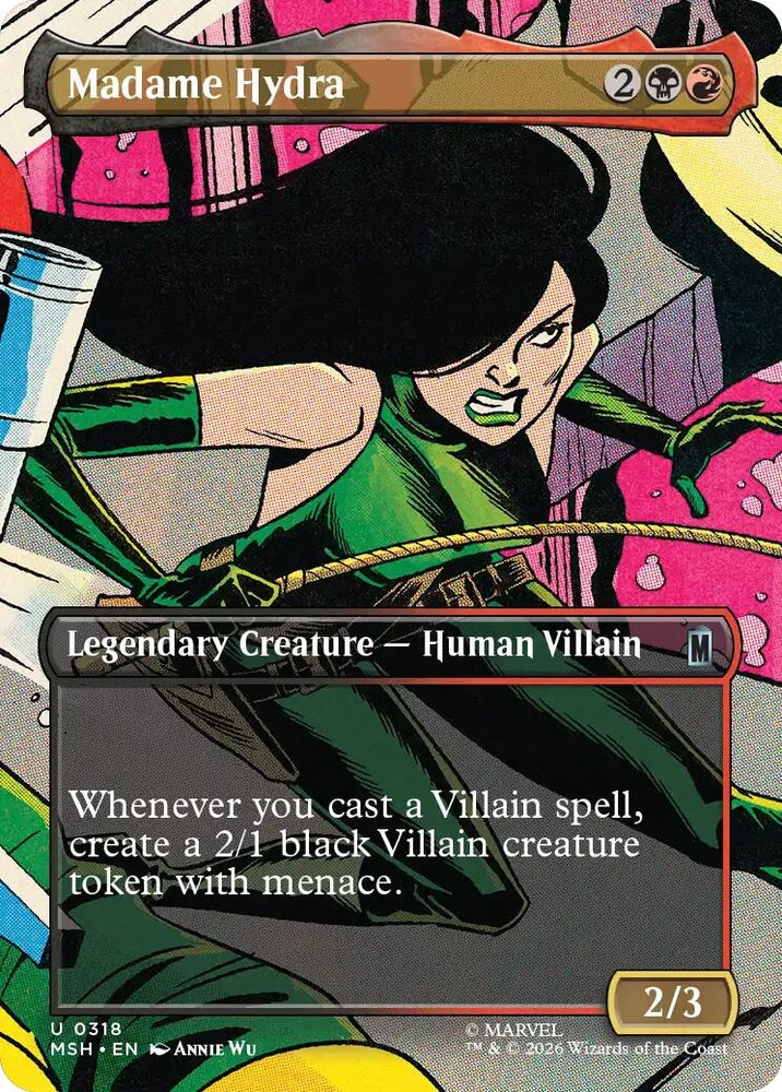 Image for Madame Hydra (Borderless) (318) [Marvel Super Heroes] (MSH) - Magic: The Gathering