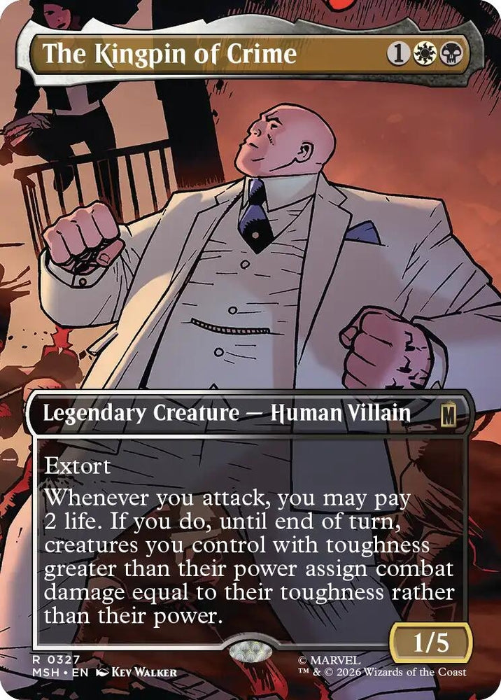Image for The Kingpin of Crime (Borderless) (0327) (327) [Marvel Super Heroes] (MSH) - Magic: The Gathering