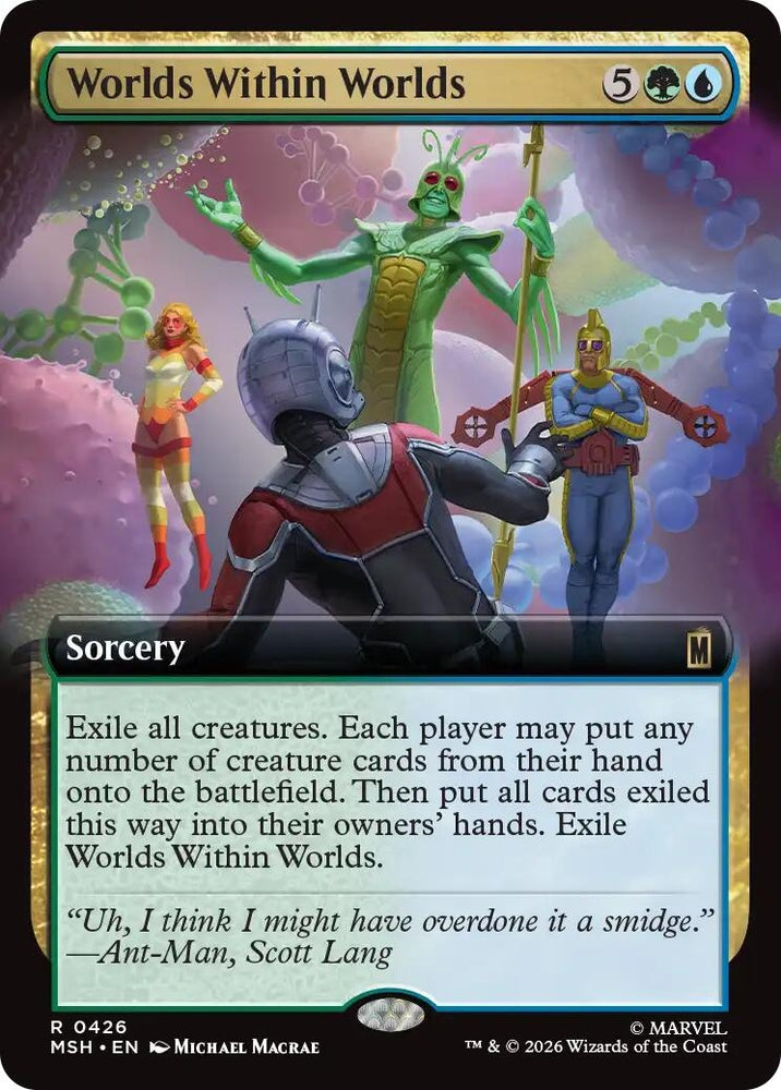 Image for Worlds Within Worlds (Extended Art) (426) [Marvel Super Heroes] (MSH) - Magic: The Gathering