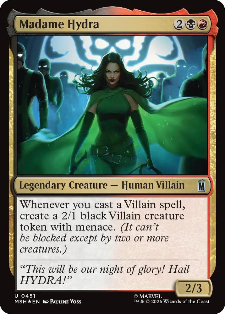 Image for Madame Hydra (Surge Foil) (451) [Marvel Super Heroes] (MSH) - Magic: The Gathering