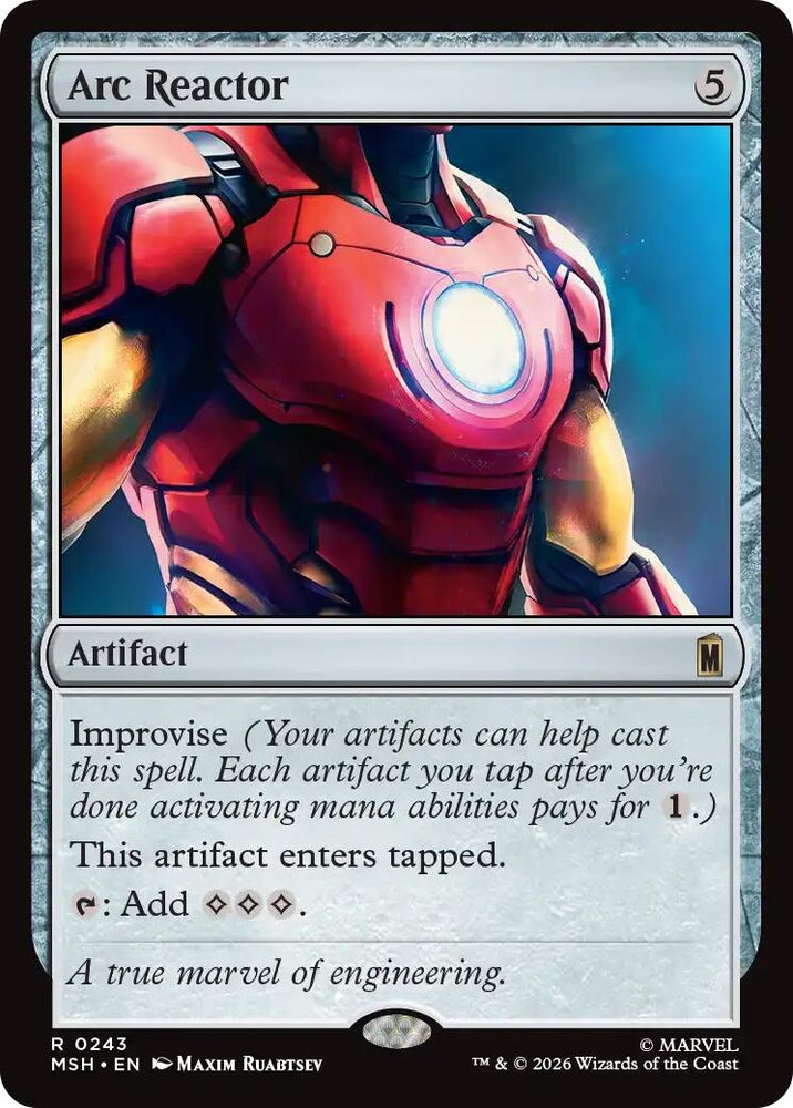 Image for Arc Reactor (243) [Marvel Super Heroes] (MSH) - Magic: The Gathering