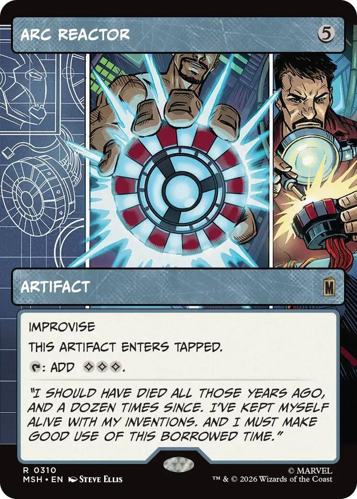 Image for Arc Reactor (Borderless) (310) [Marvel Super Heroes] (MSH) - Magic: The Gathering