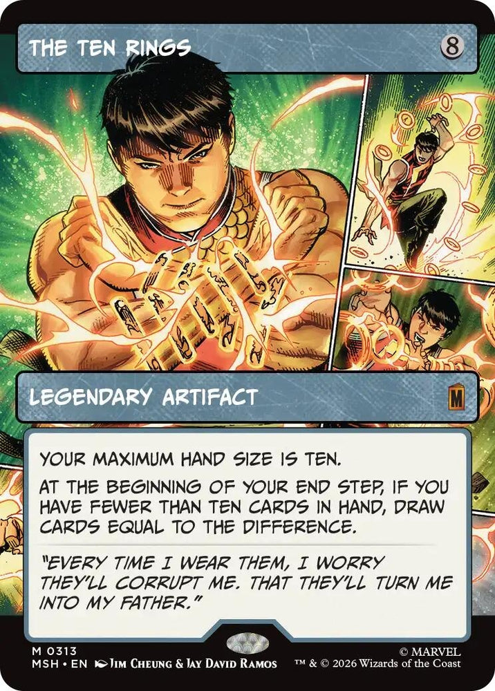 Image for The Ten Rings (Borderless) (313) [Marvel Super Heroes] (MSH) - Magic: The Gathering