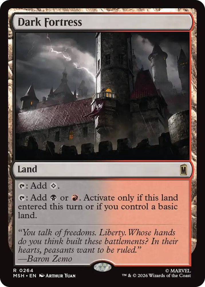 Image for Dark Fortress (264) [Marvel Super Heroes] (MSH) - Magic: The Gathering