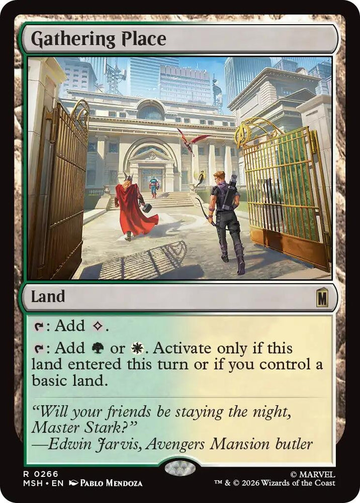 Image for Gathering Place (266) [Marvel Super Heroes] (MSH) - Magic: The Gathering