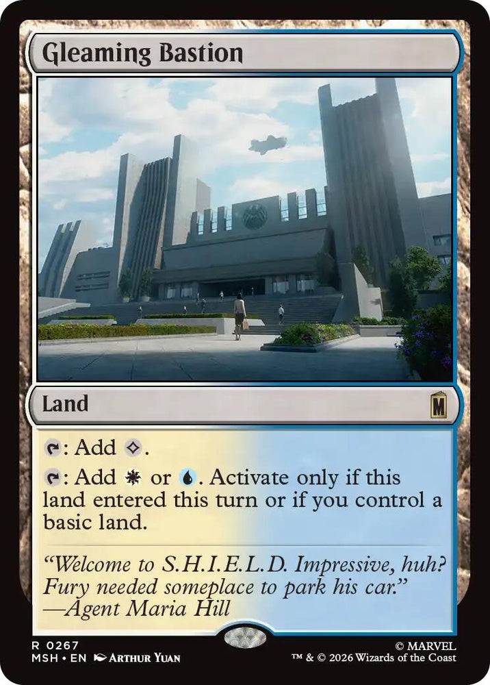 Image for Gleaming Bastion (267) [Marvel Super Heroes] (MSH) - Magic: The Gathering