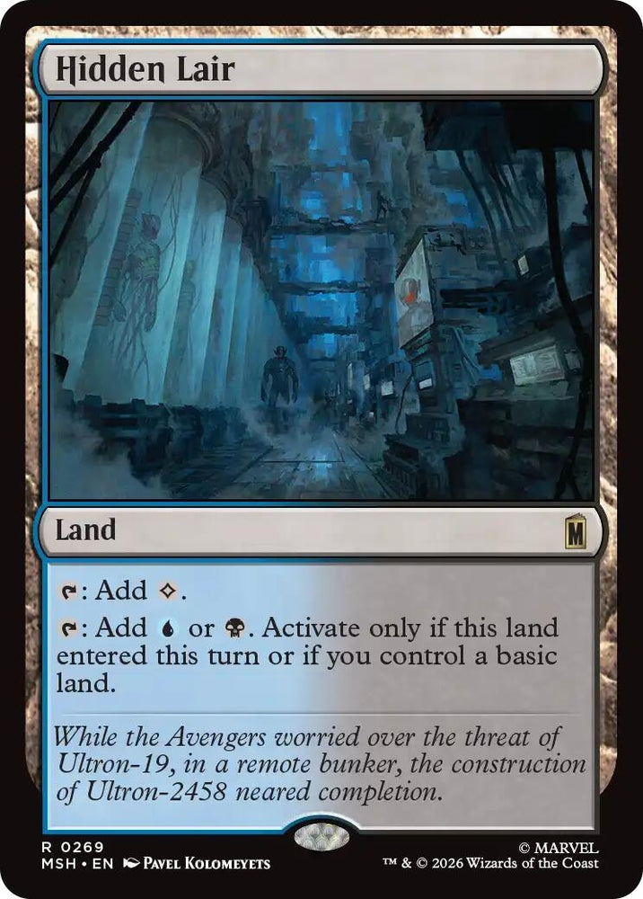 Image for Hidden Lair (269) [Marvel Super Heroes] (MSH) - Magic: The Gathering