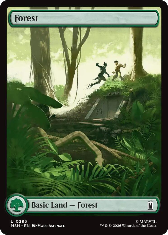 Image for Forest (0285) (285) [Marvel Super Heroes] (MSH) - Magic: The Gathering