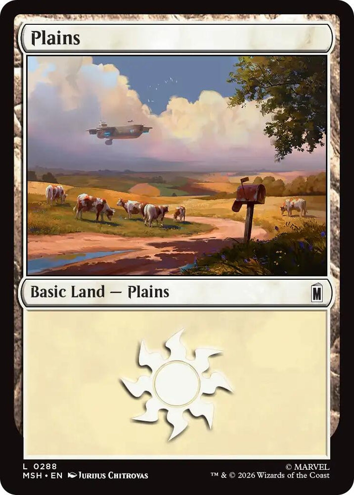 Image for Plains (0288) (288) [Marvel Super Heroes] (MSH) - Magic: The Gathering
