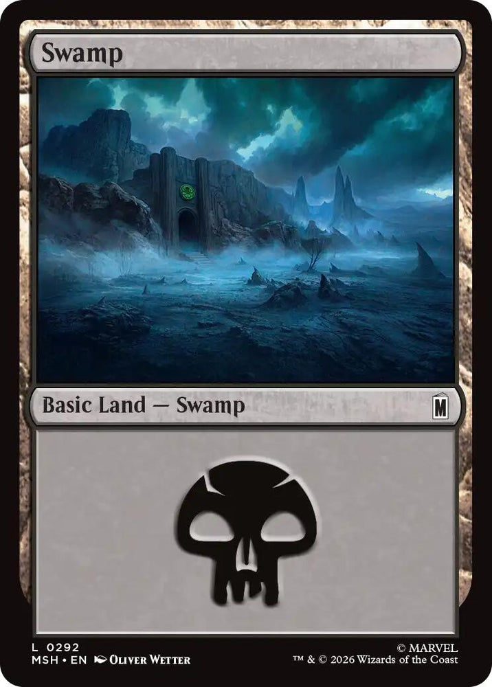 Image for Swamp (0292) (292) [Marvel Super Heroes] (MSH) - Magic: The Gathering