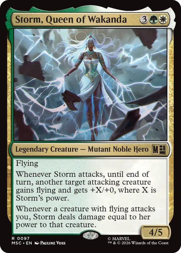 Image for Storm, Queen of Wakanda (97) [Commander: Marvel Super Heroes] (MSC) - Magic: The Gathering