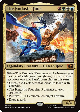 Image for The Fantastic Four (741) [Commander: Marvel Super Heroes] (MSC) - Magic: The Gathering