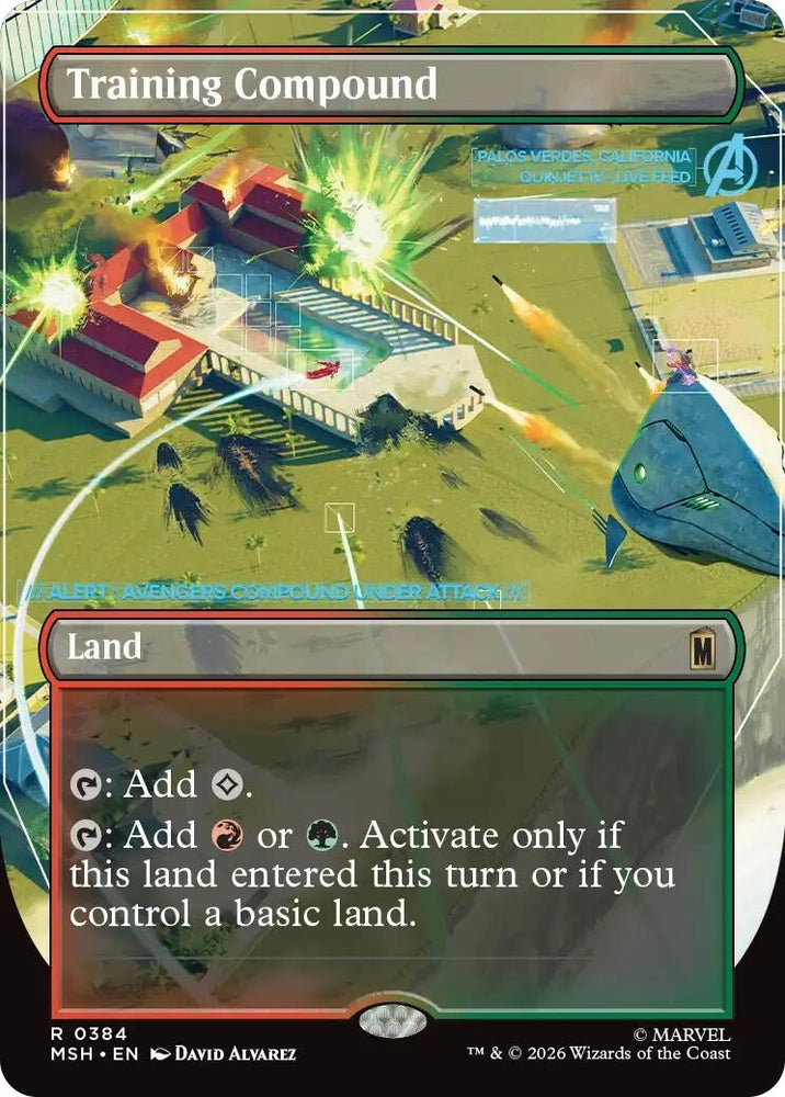 Image for Training Compound (Borderless) (384) [Marvel Super Heroes] (MSH) - Magic: The Gathering
