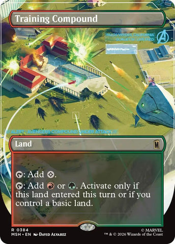 Image for Training Compound (Borderless) (384) [Marvel Super Heroes] (MSH) - Magic: The Gathering