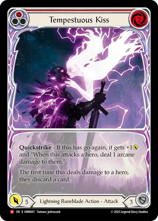 Image for Tempestuous Kiss (Extended Art) (OMN051) [Omens of the Third Age] - Flesh and Blood TCG