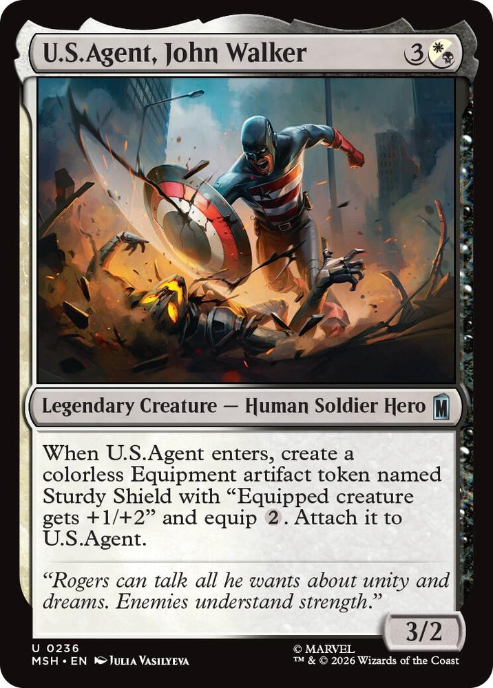 Image for U.S.Agent, John Walker (236) [Marvel Super Heroes] (MSH) - Magic: The Gathering