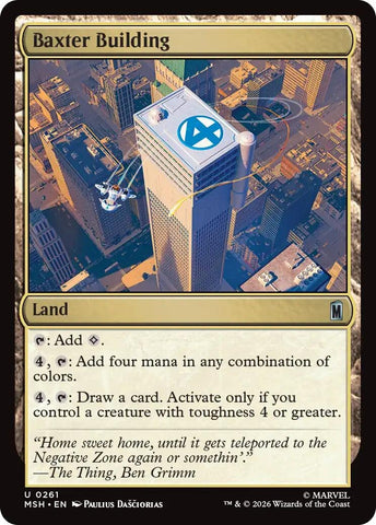 Image for Baxter Building (261) [Marvel Super Heroes] (MSH) - Magic: The Gathering