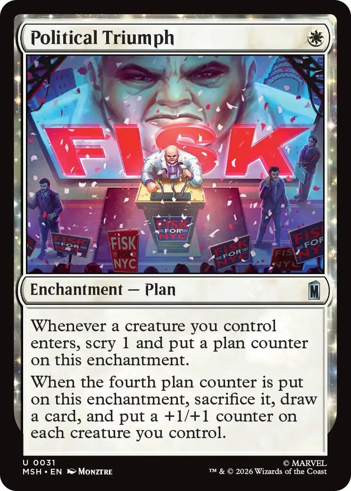 Image for Political Triumph (31) [Marvel Super Heroes] (MSH) - Magic: The Gathering