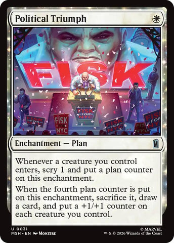 Image for Political Triumph (31) [Marvel Super Heroes] (MSH) - Magic: The Gathering