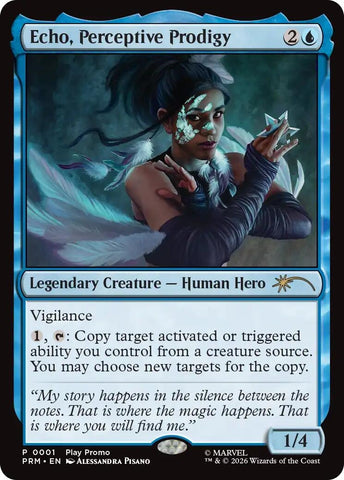Image for Echo, Perceptive Prodigy (1) [Standard Showdown Promos] (SSP) - Magic: The Gathering