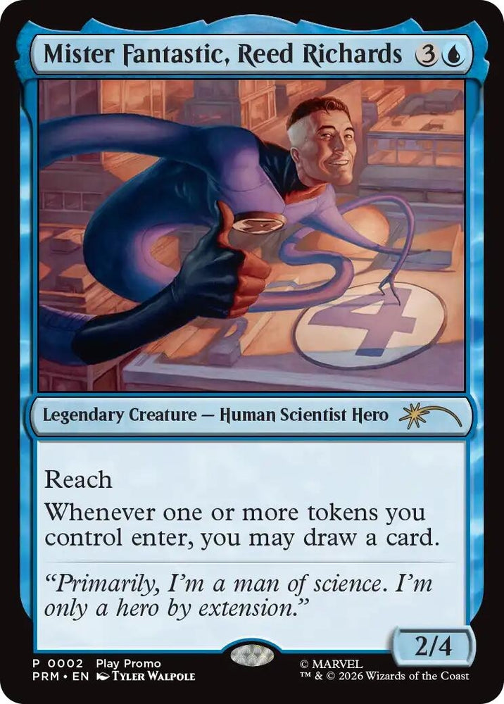 Image for Mister Fantastic, Reed Richards (2) [Standard Showdown Promos] (SSP) - Magic: The Gathering