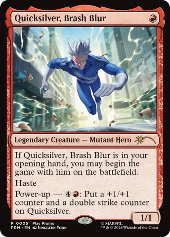 Image for Quicksilver, Brash Blur (4) [Standard Showdown Promos] (SSP) - Magic: The Gathering