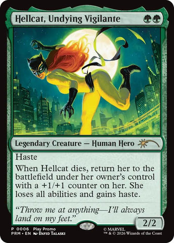 Image for Hellcat, Undying Vigilante (6) [Standard Showdown Promos] (SSP) - Magic: The Gathering