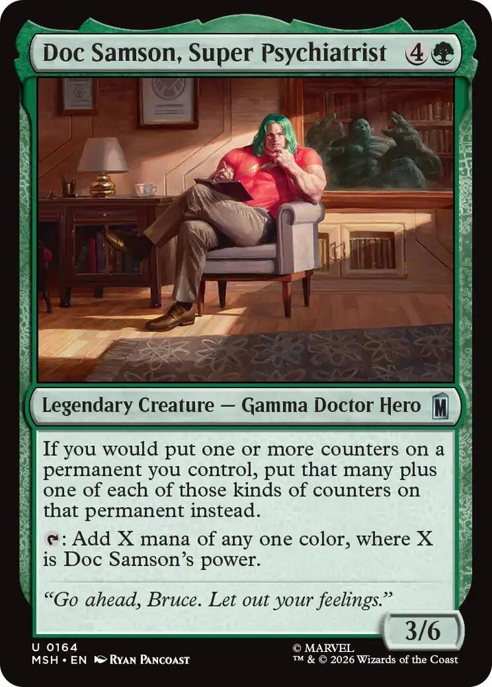 Image for Doc Samson, Super Psychiatrist (164) [Marvel Super Heroes] (MSH) - Magic: The Gathering