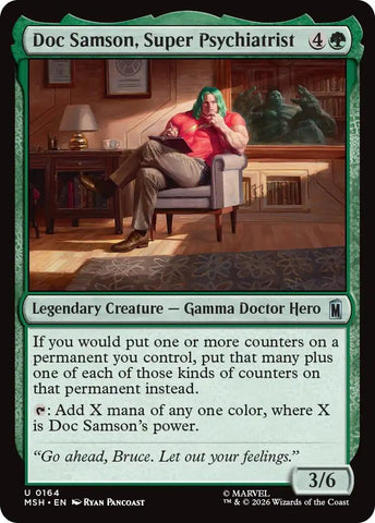 Image for Doc Samson, Super Psychiatrist (164) [Marvel Super Heroes] (MSH) - Magic: The Gathering