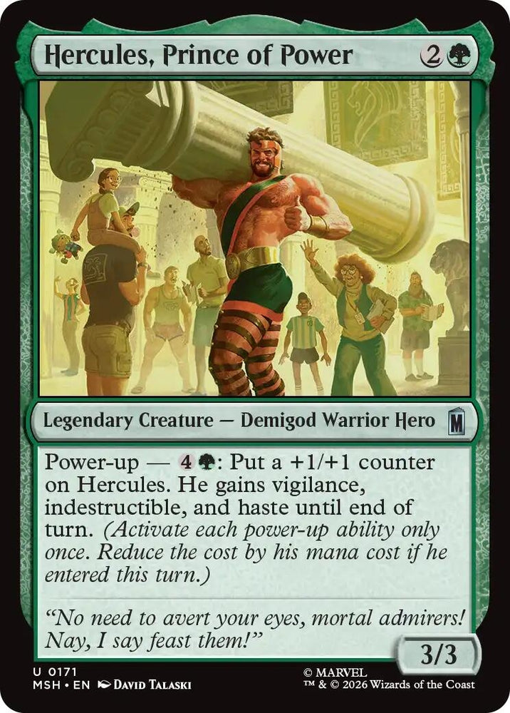 Image for Hercules, Prince of Power (171) [Marvel Super Heroes] (MSH) - Magic: The Gathering