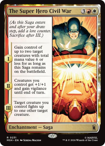 Image for The Super Hero Civil War (231) [Marvel Super Heroes] (MSH) - Magic: The Gathering