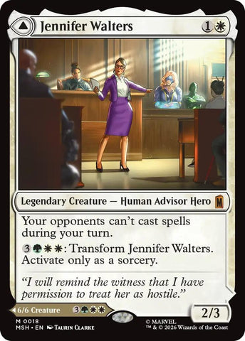 Image for Jennifer Walters (18) [Marvel Super Heroes] (MSH) - Magic: The Gathering