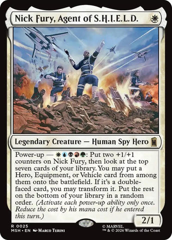Image for Nick Fury, Agent of S.H.I.E.L.D. (25) [Marvel Super Heroes] (MSH) - Magic: The Gathering
