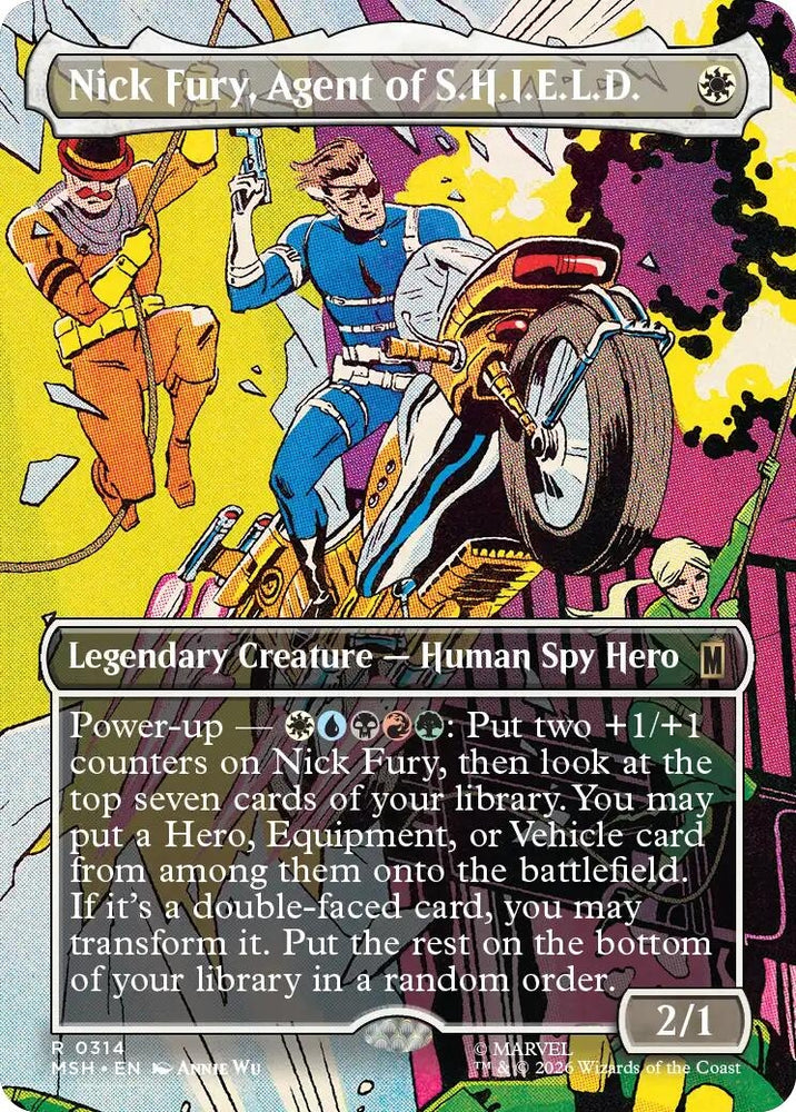 Image for Nick Fury, Agent of S.H.I.E.L.D. (Borderless) (0314) (314) [Marvel Super Heroes] (MSH) - Magic: The Gathering