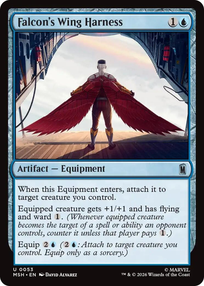 Image for Falcon's Wing Harness (53) [Marvel Super Heroes] (MSH) - Magic: The Gathering